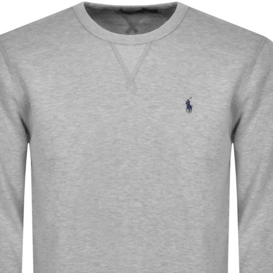 Alternative Image for ProductRalph Lauren Crew Neck Sweatshirt Grey2